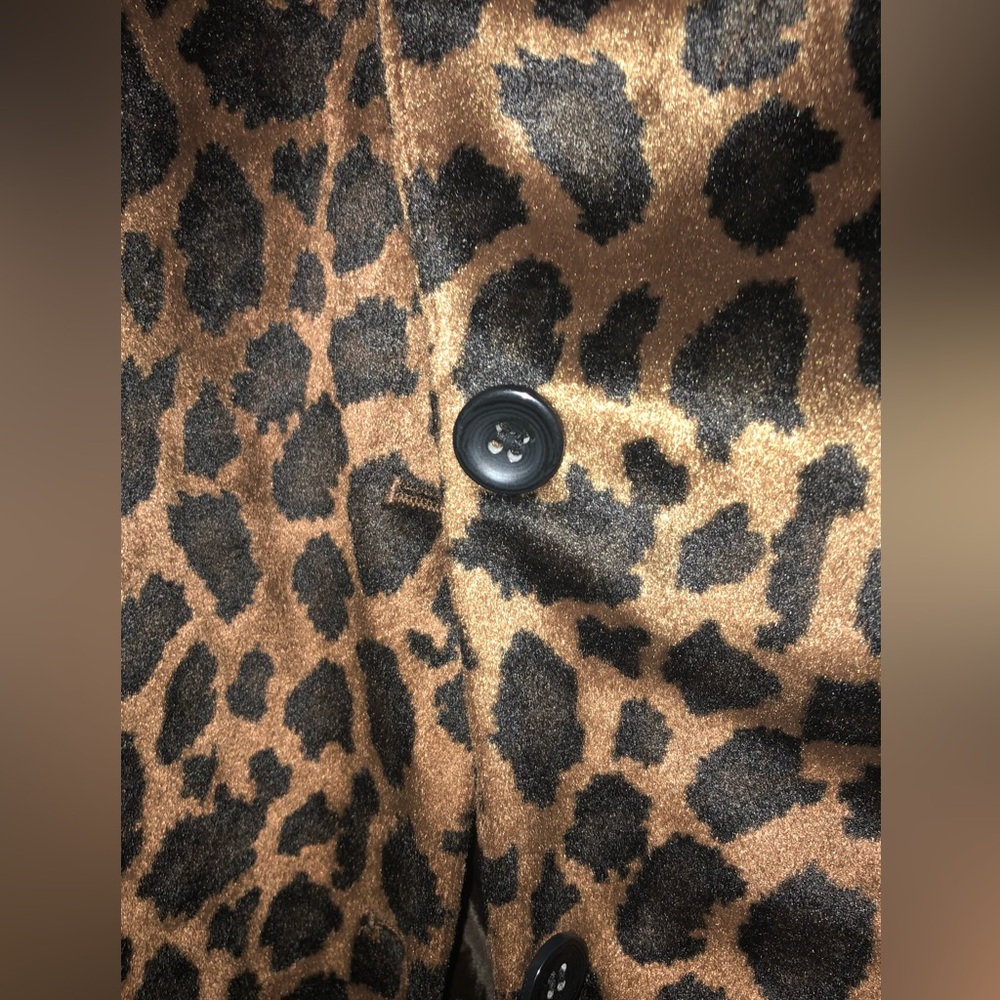 🔥🔥 HOT DEAL 🔥🔥 Rare Vintage Express Leopard Blazer Coat - Picture 6 of 6